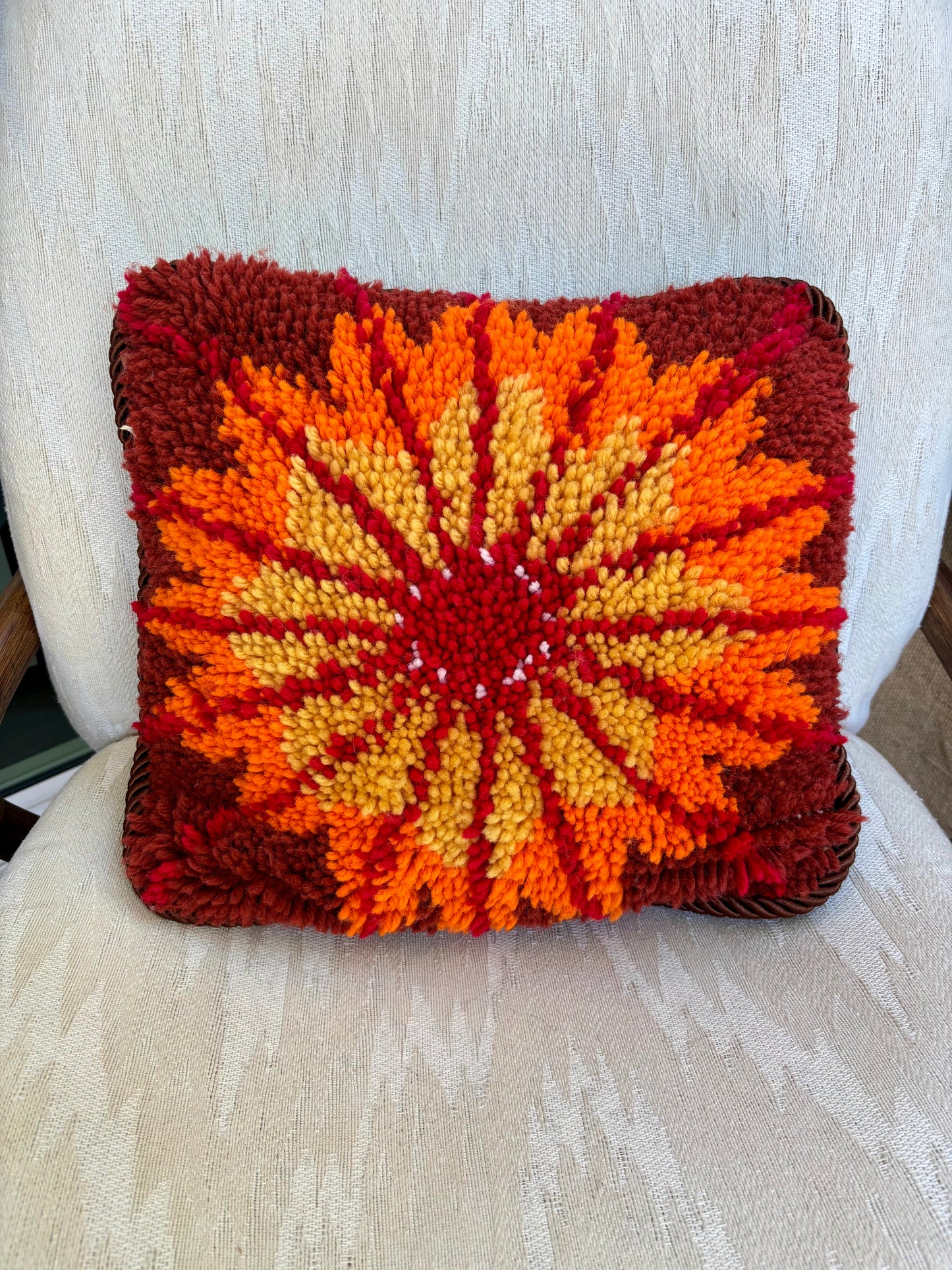 70’s Latch Hook Pillow