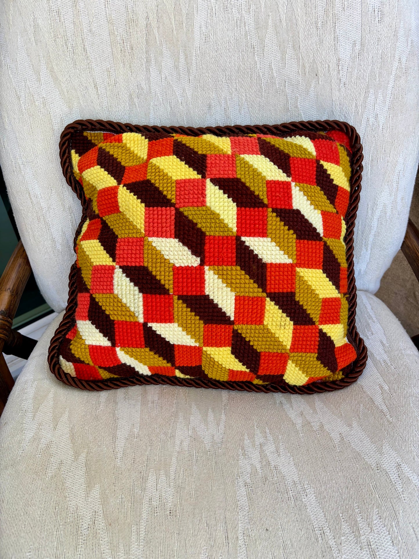 70’s Bargello Pillow