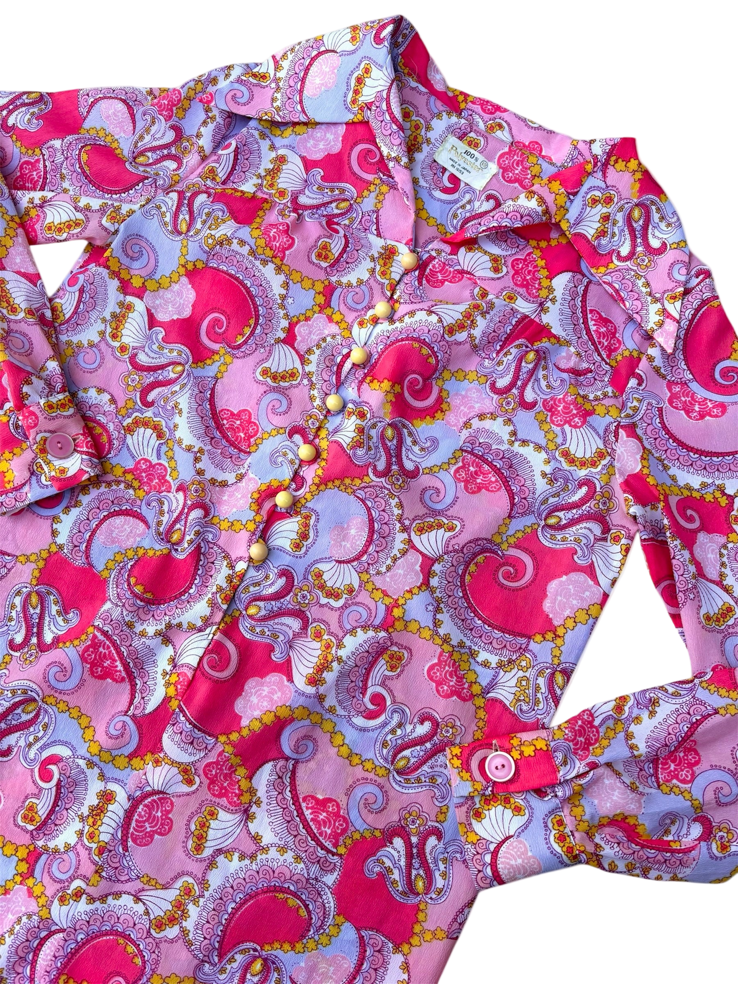 1960’s Paisley Long Sleeve Dress