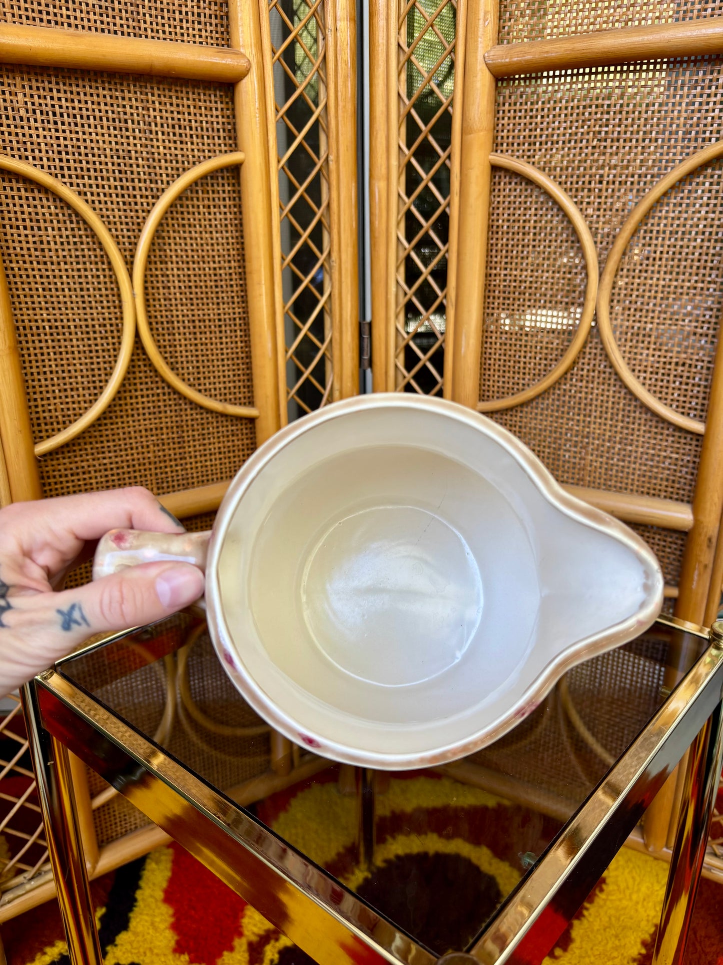 Drip Glaze Pitcher/Planter