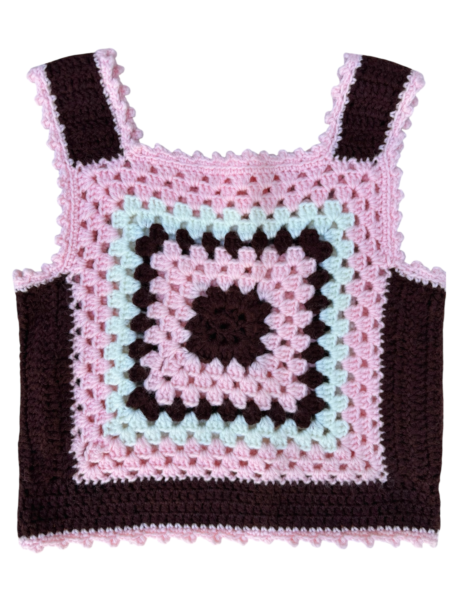 70’s Pink Crochet Top