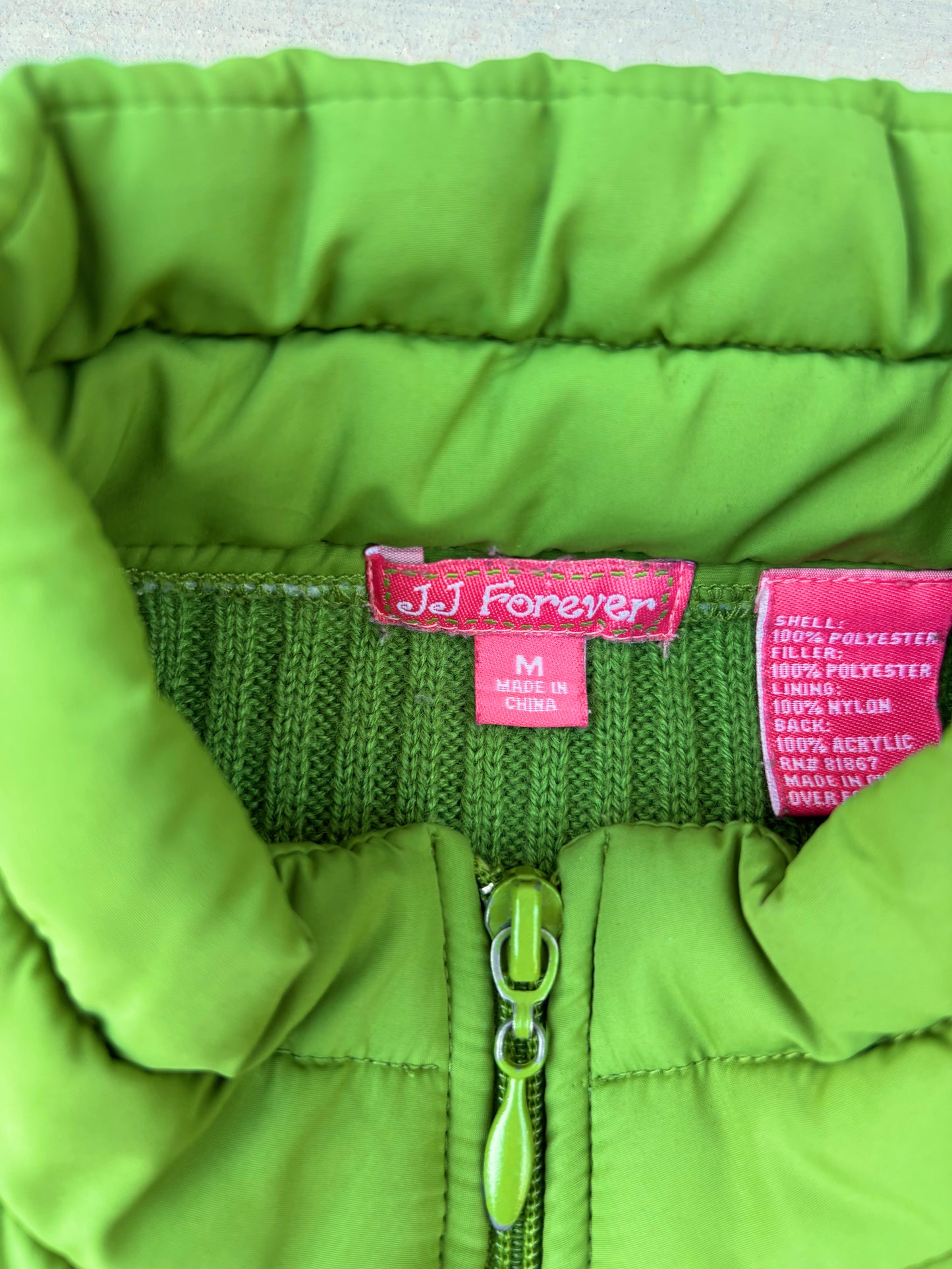 Green Puffer Vest
