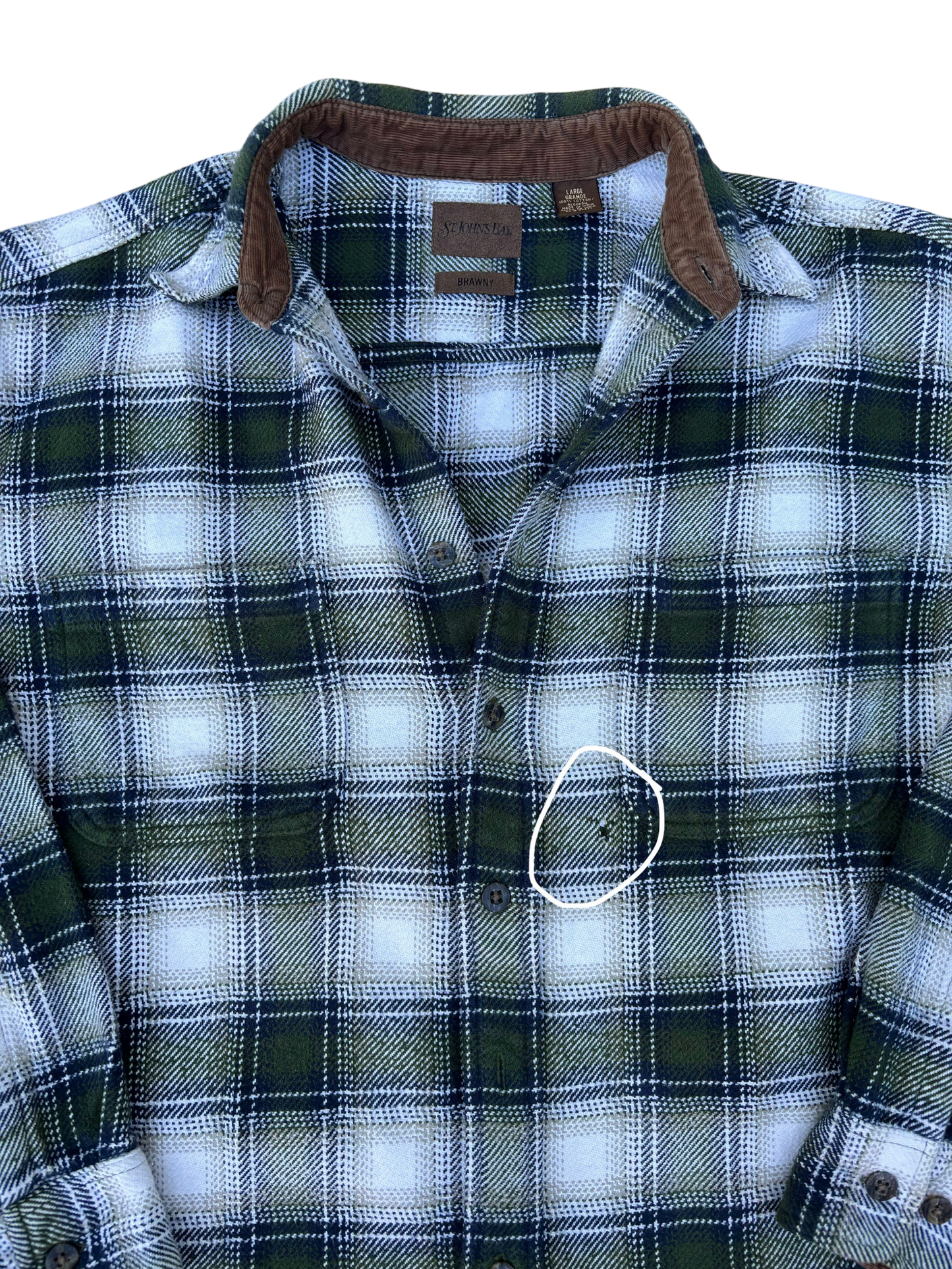 Green Cotton Flannel