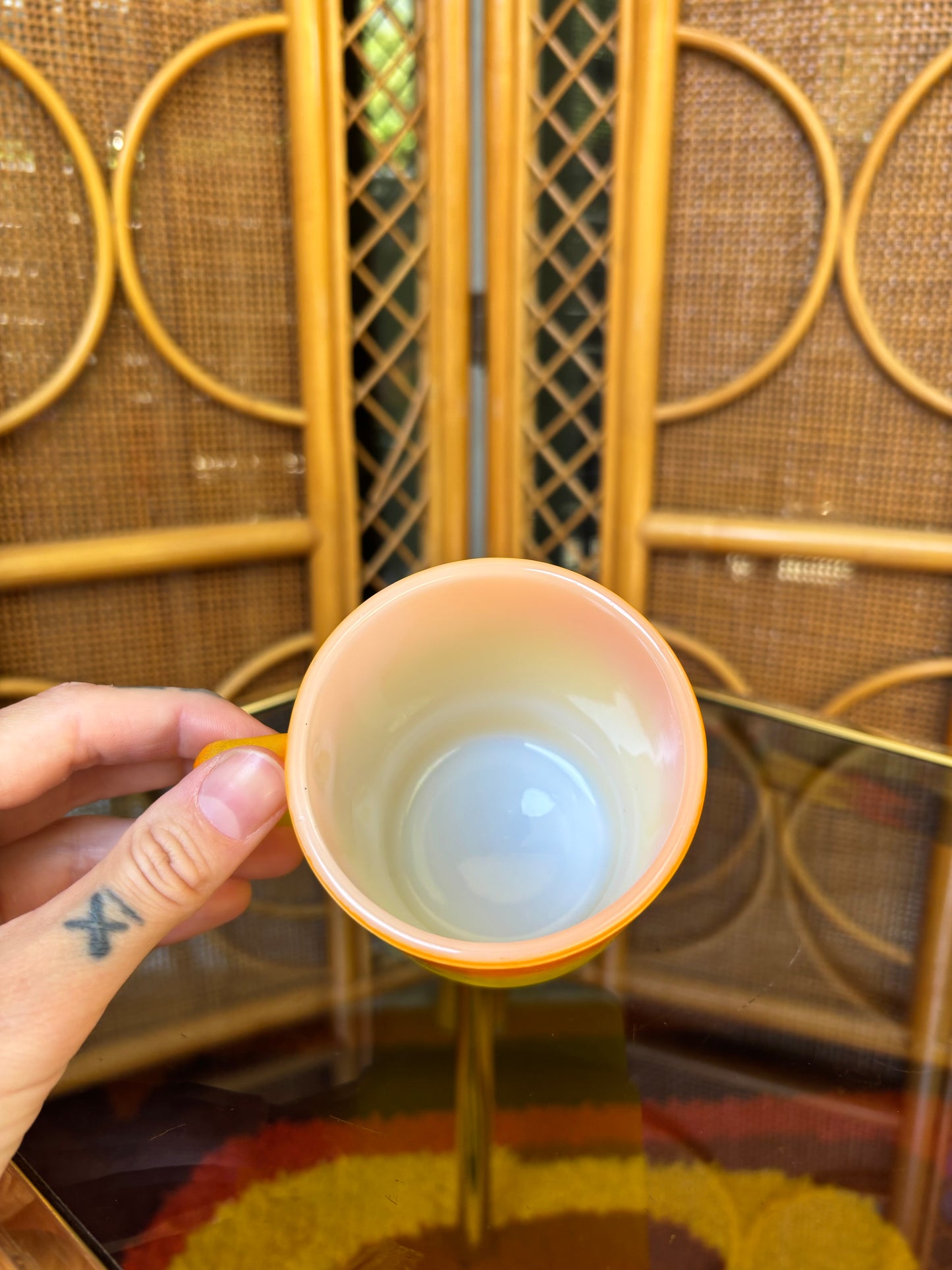 Fire King Ombré Mug