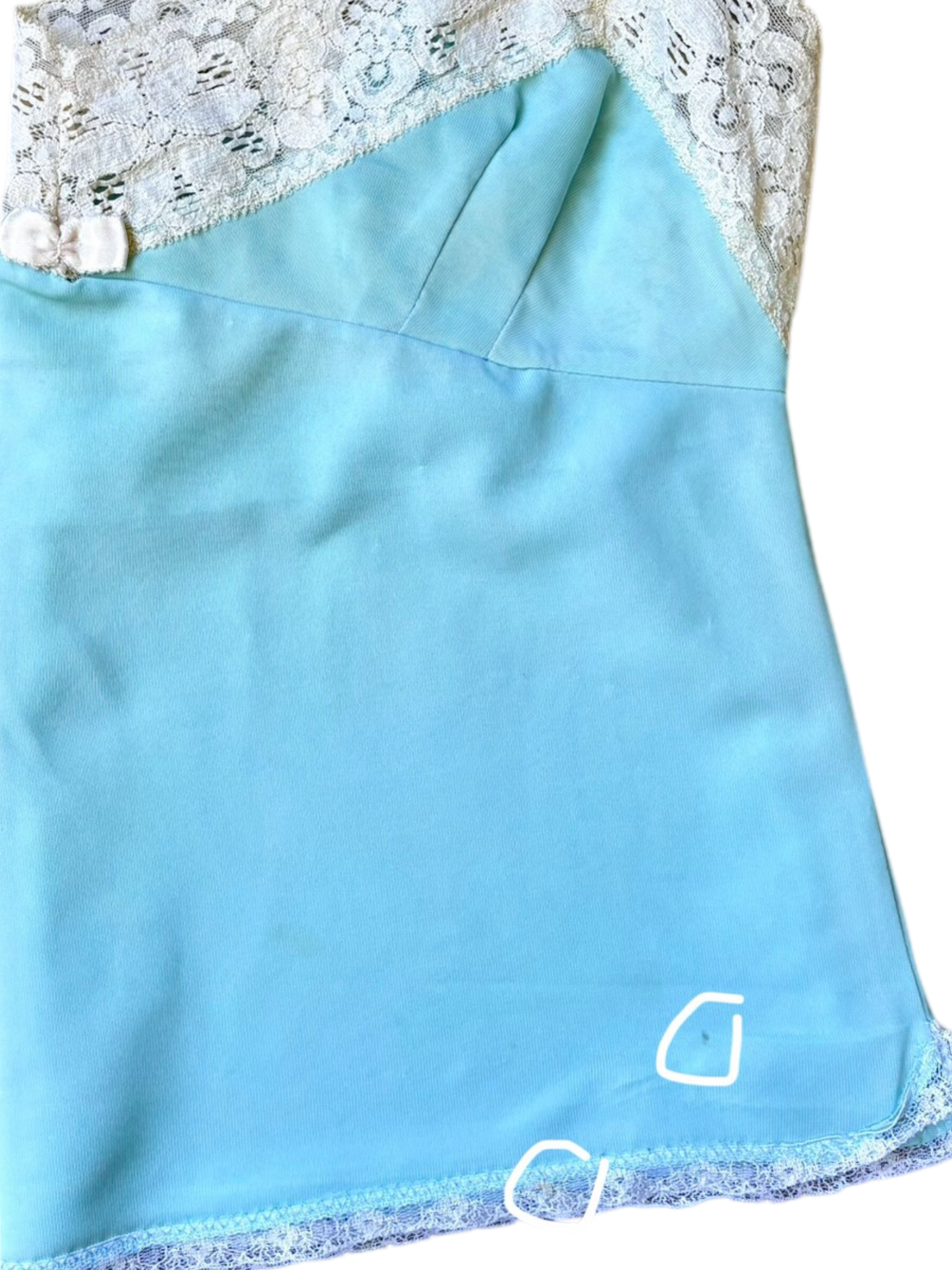 Light Blue Lingerie Top