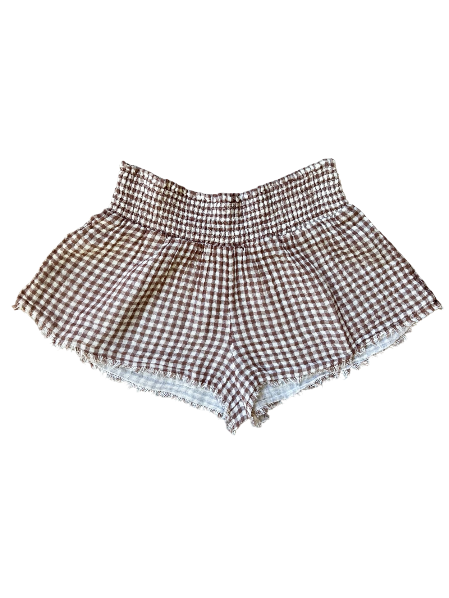 Free People Plaid Shorts