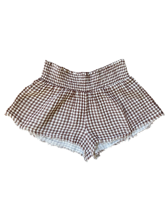 Free People Plaid Shorts