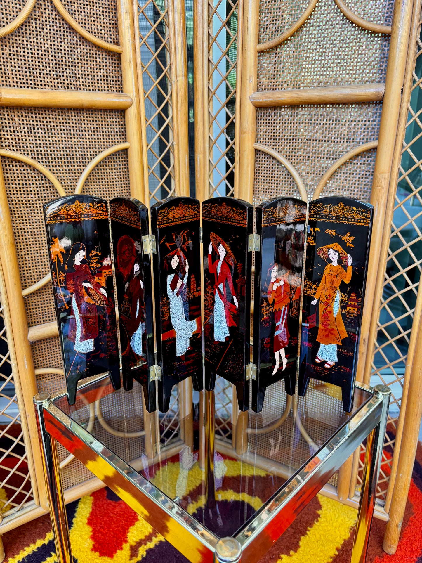 Tabletop 6-Fold Screen