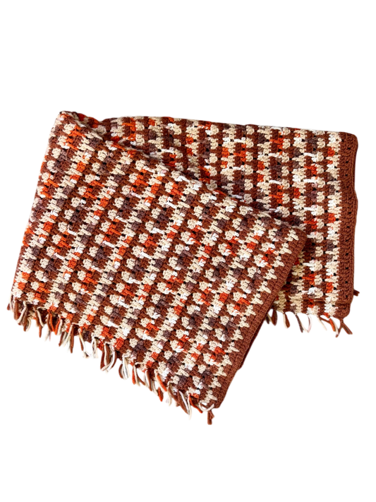 Speckled Orange/Brown Blanket