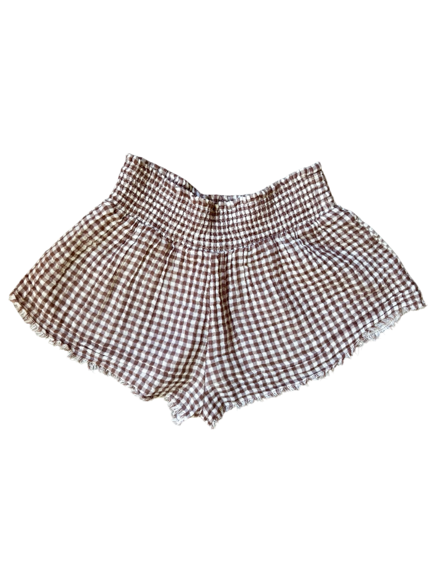 Free People Plaid Shorts
