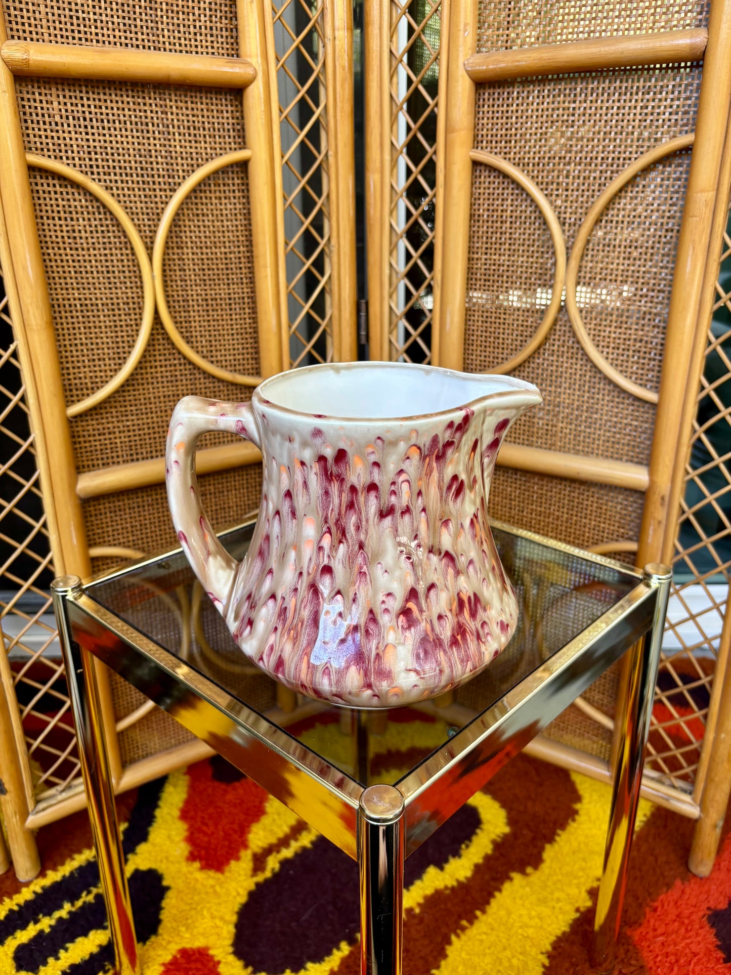 Drip Glaze Pitcher/Planter