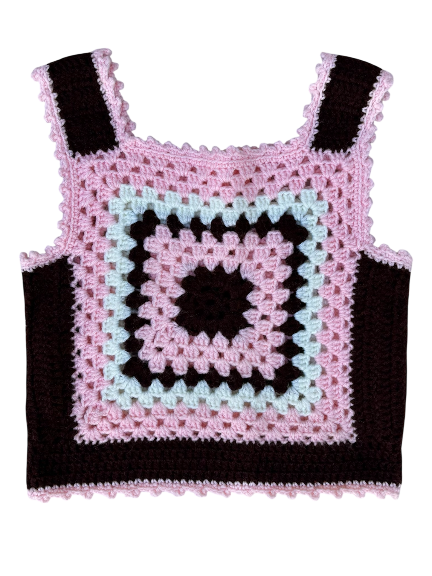 70’s Pink Crochet Top