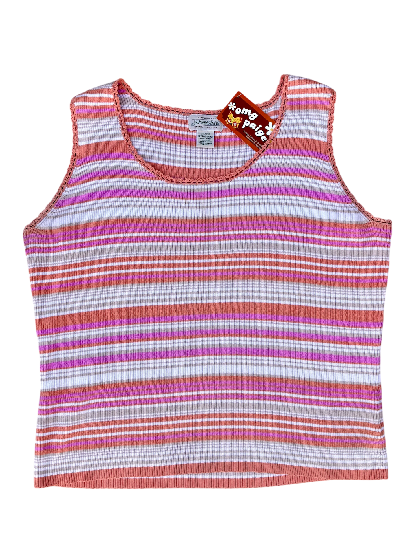 Striped Cotton Tank