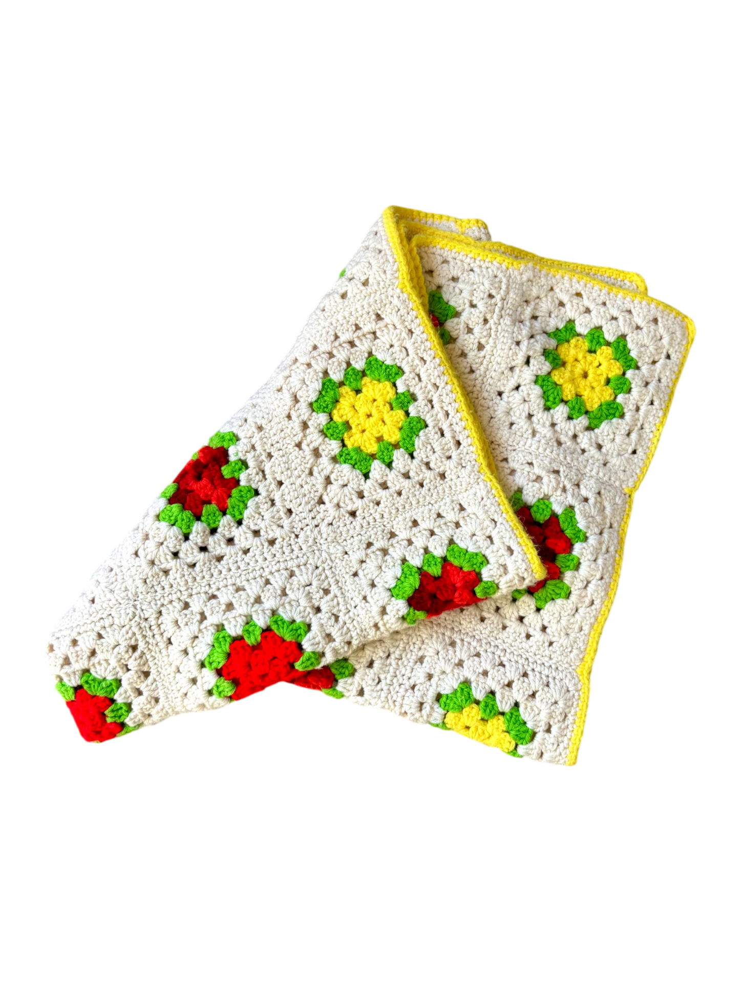 Granny Square Throw Blanket