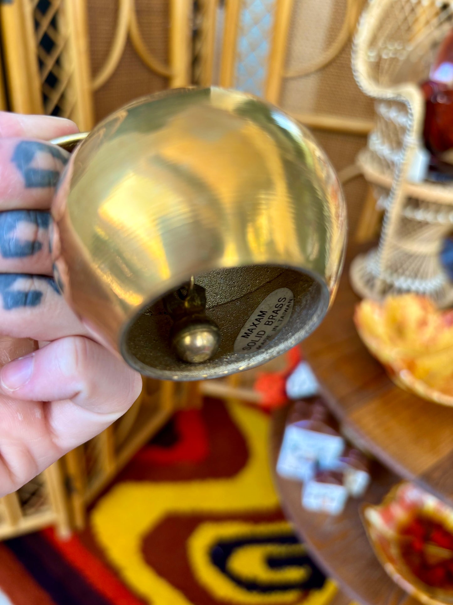 Brass Apple Bell