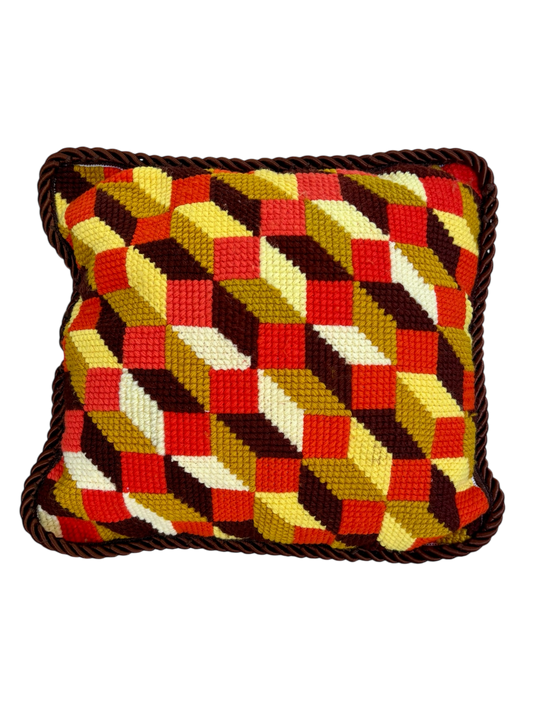 70’s Bargello Pillow