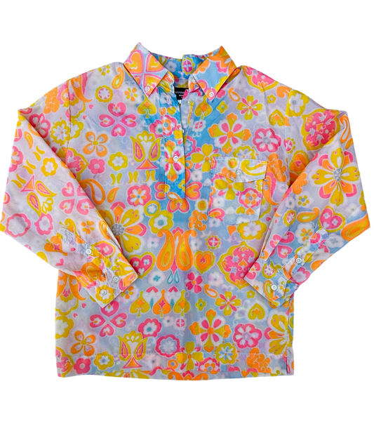 1960’s Paisley Button Up