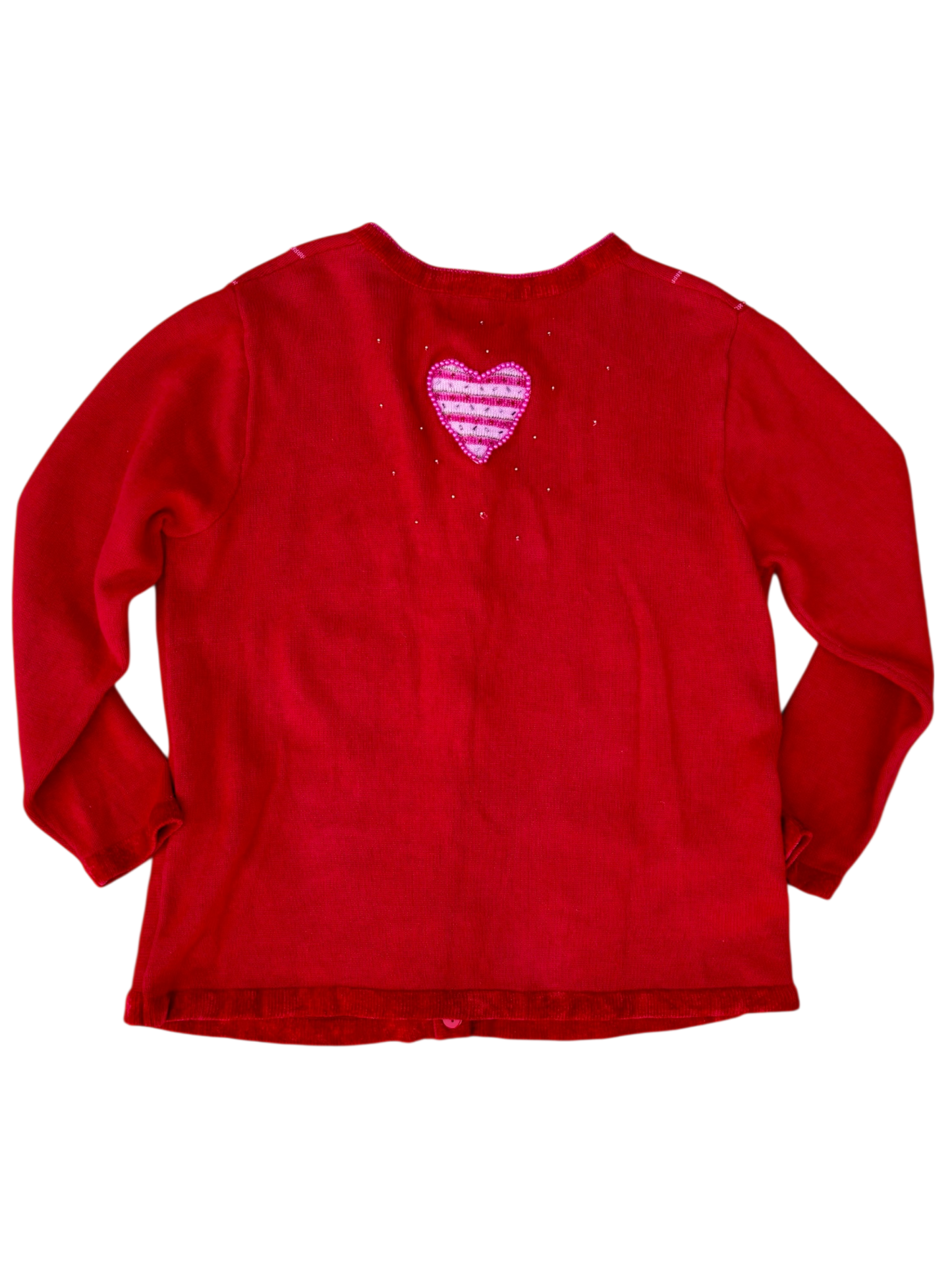 Embroidered Heart Cardigan