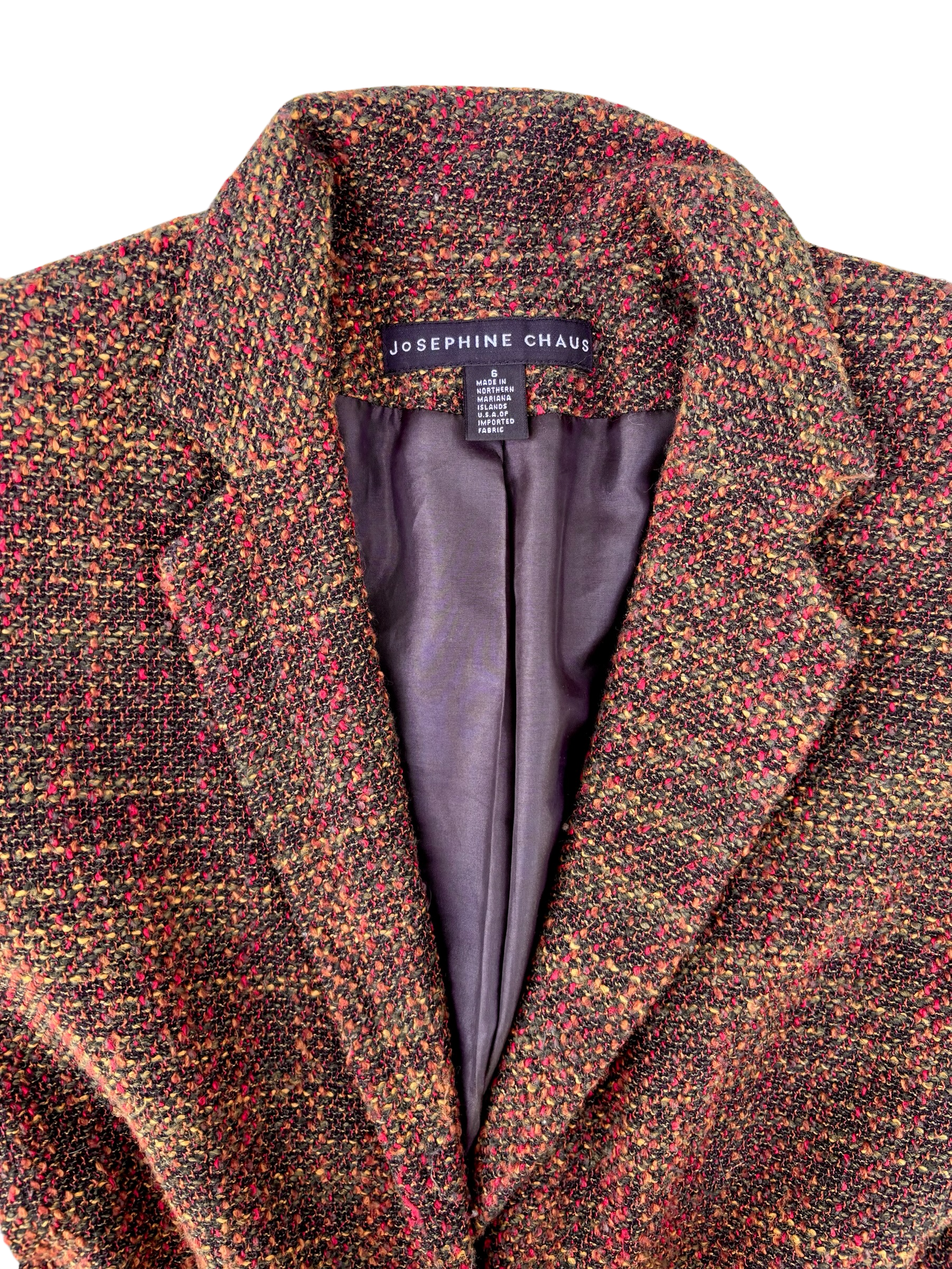 Burgundy/Brown Blazer