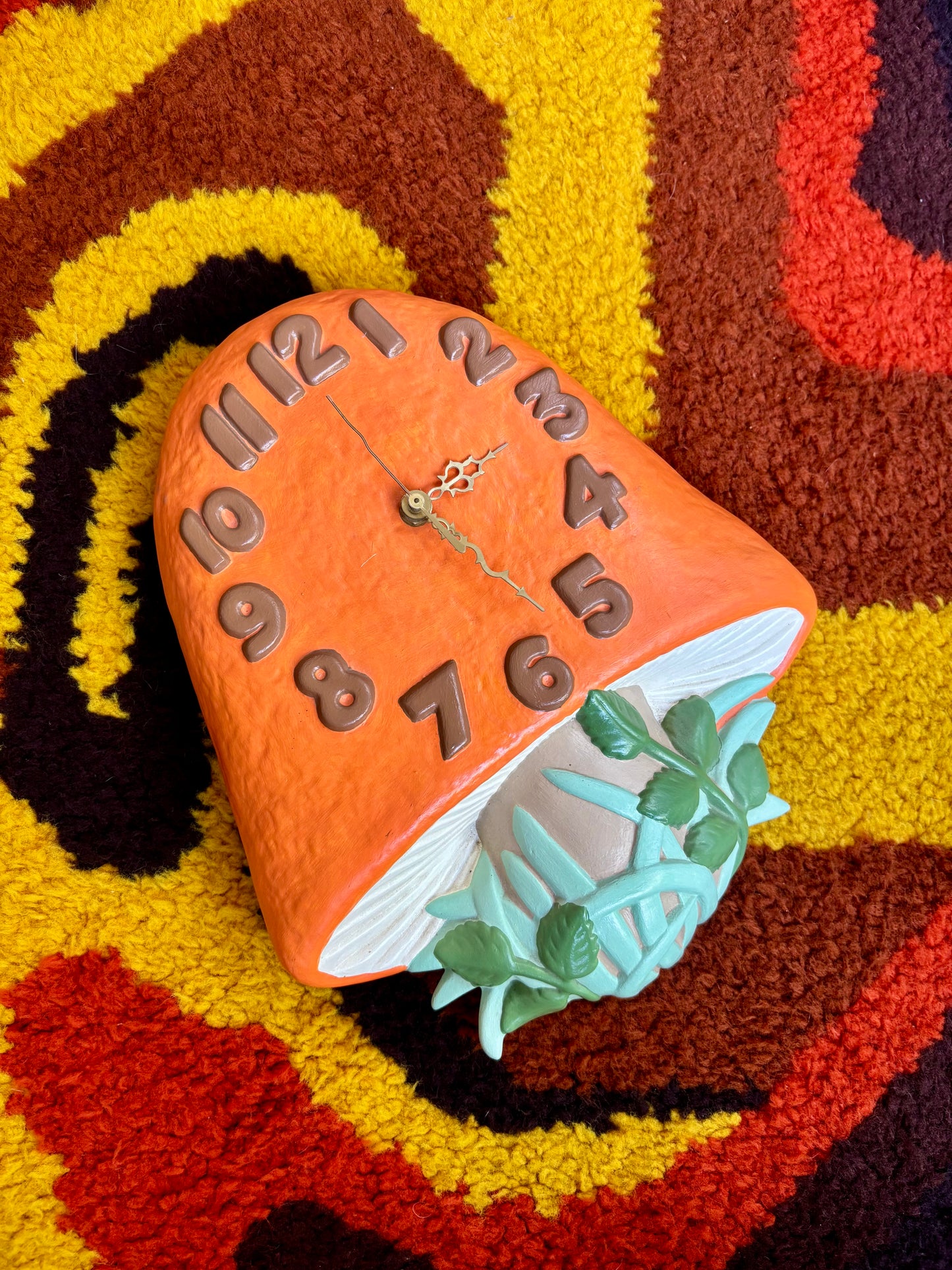 1970's Mushroom Clock