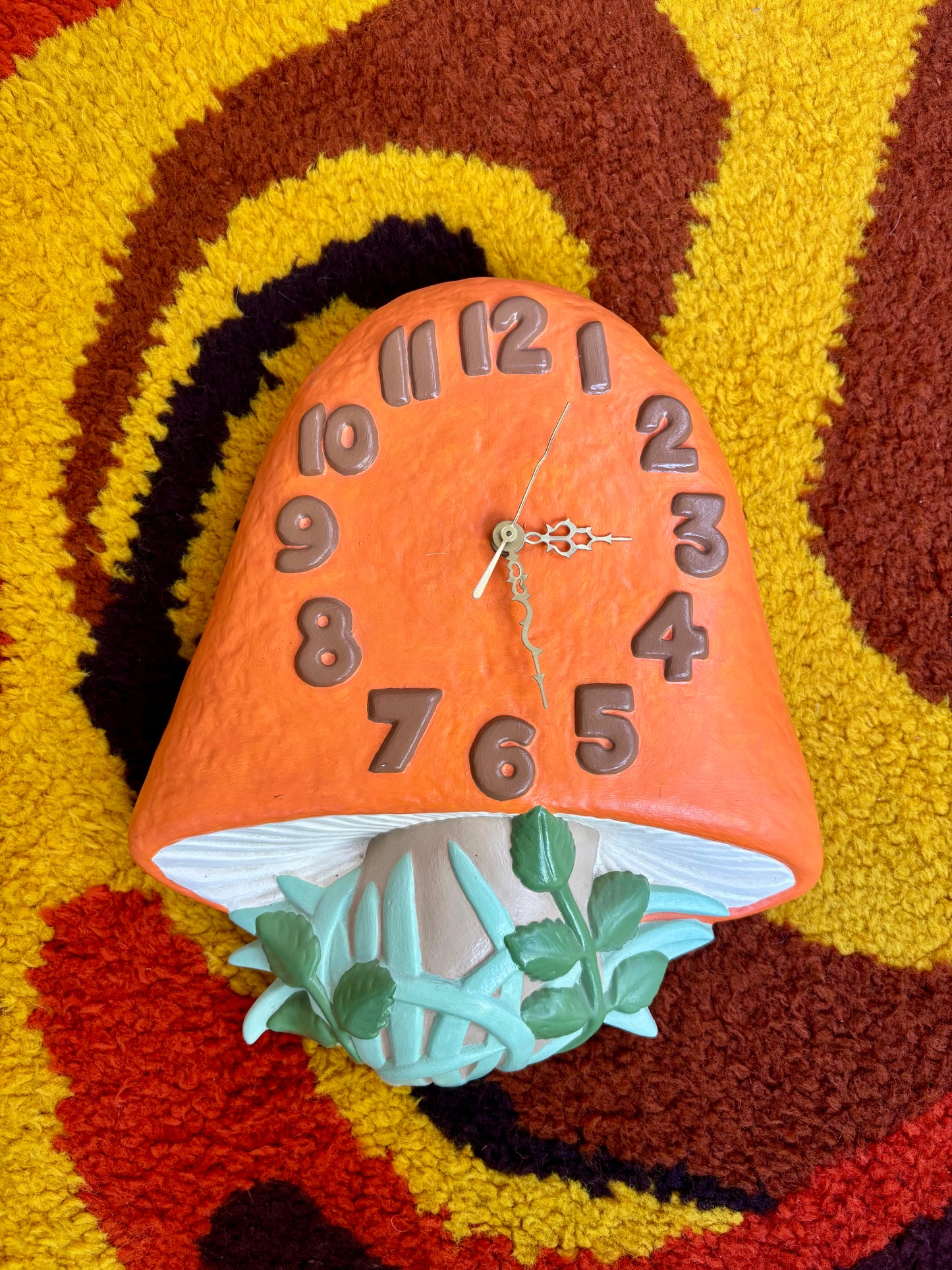 1970's Mushroom Clock