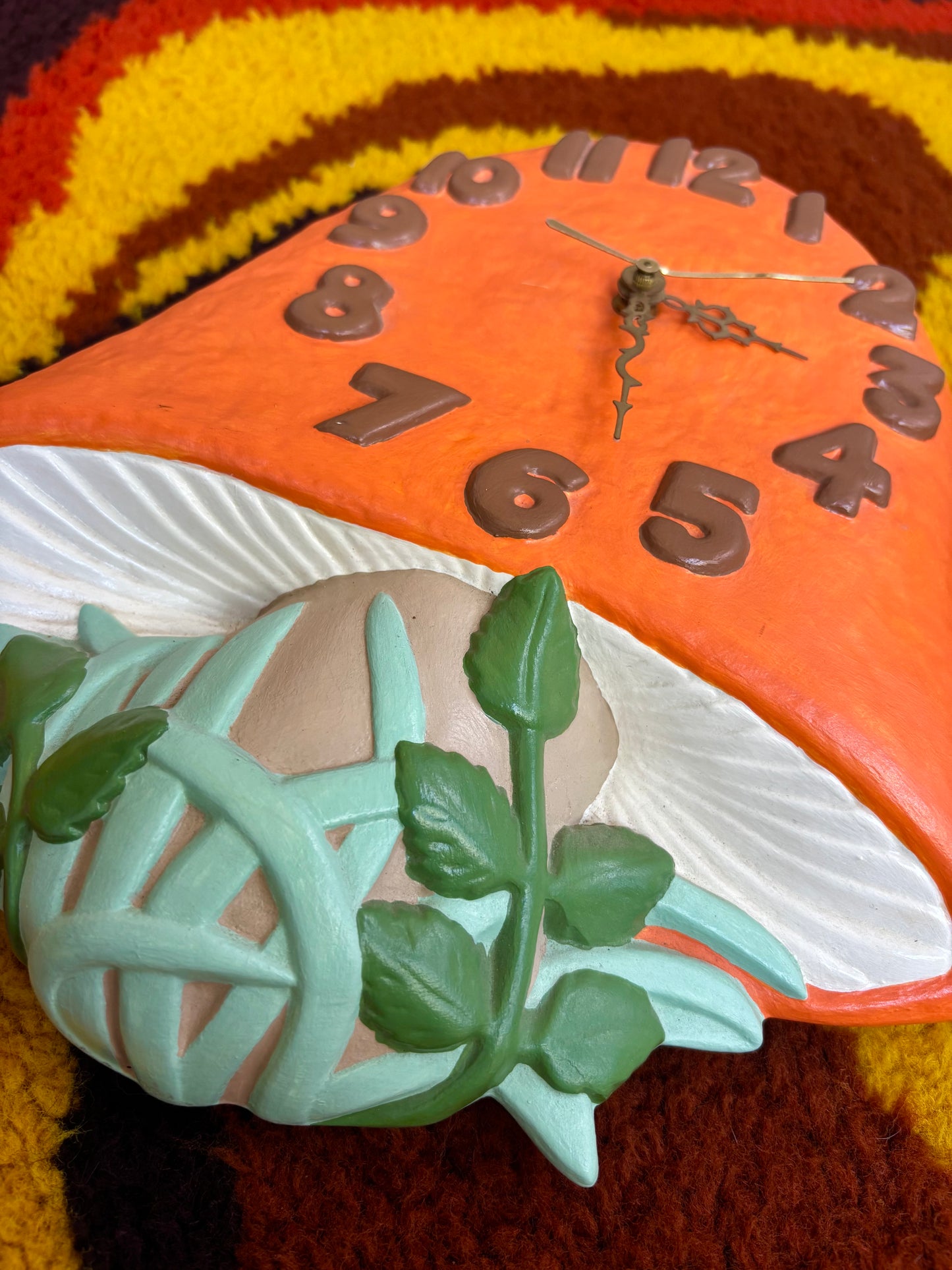 1970's Mushroom Clock